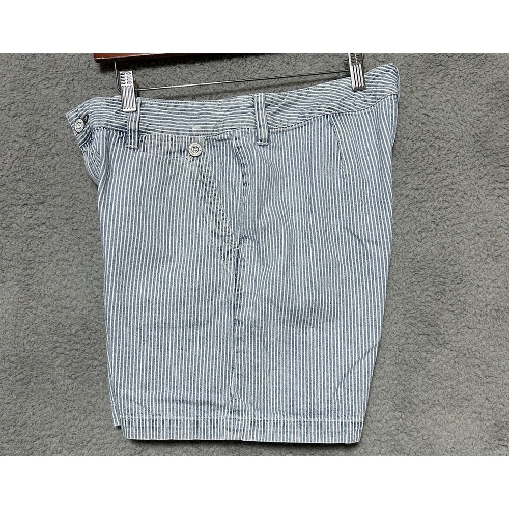 Lauren Jeans Co Seersucker Shorts Womens Size 10 Polo Ralph Lauren Chore Shorts - Picture 15 of 15